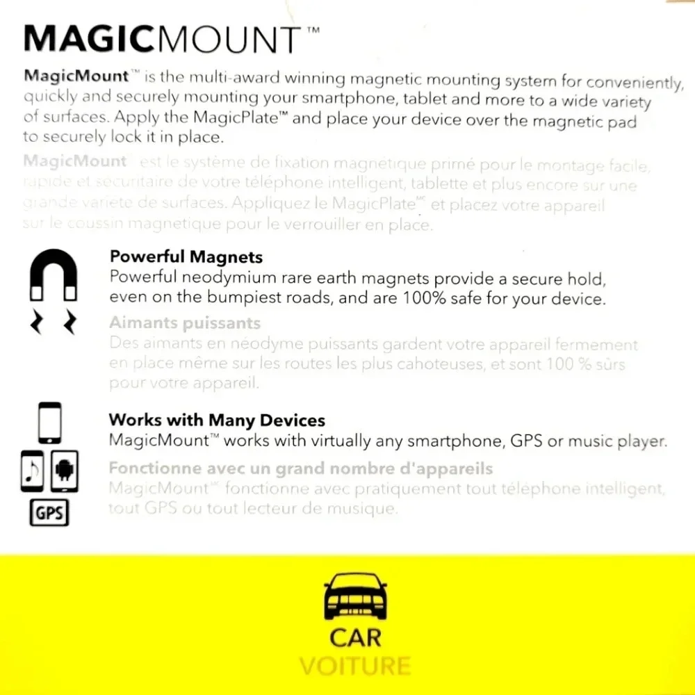 Scosche magicMOUNT Power Magnetic‎ Car Vent Mount for Mobile Devices New in Box